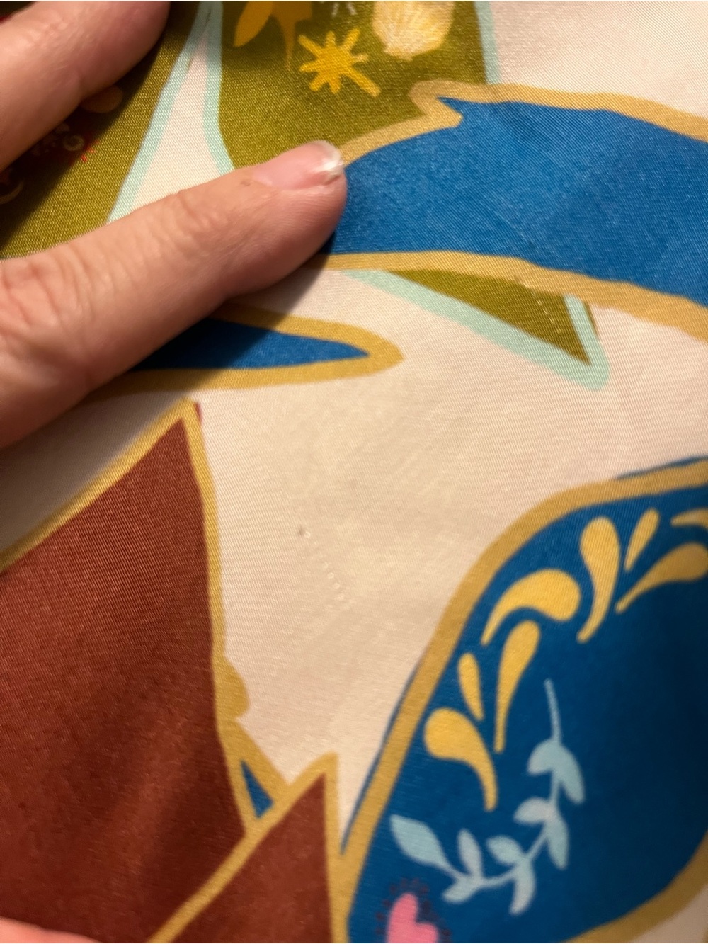 Never Fully Dressed Multicolor Palm-Print Maxi Skirt - Picture 6 of 7